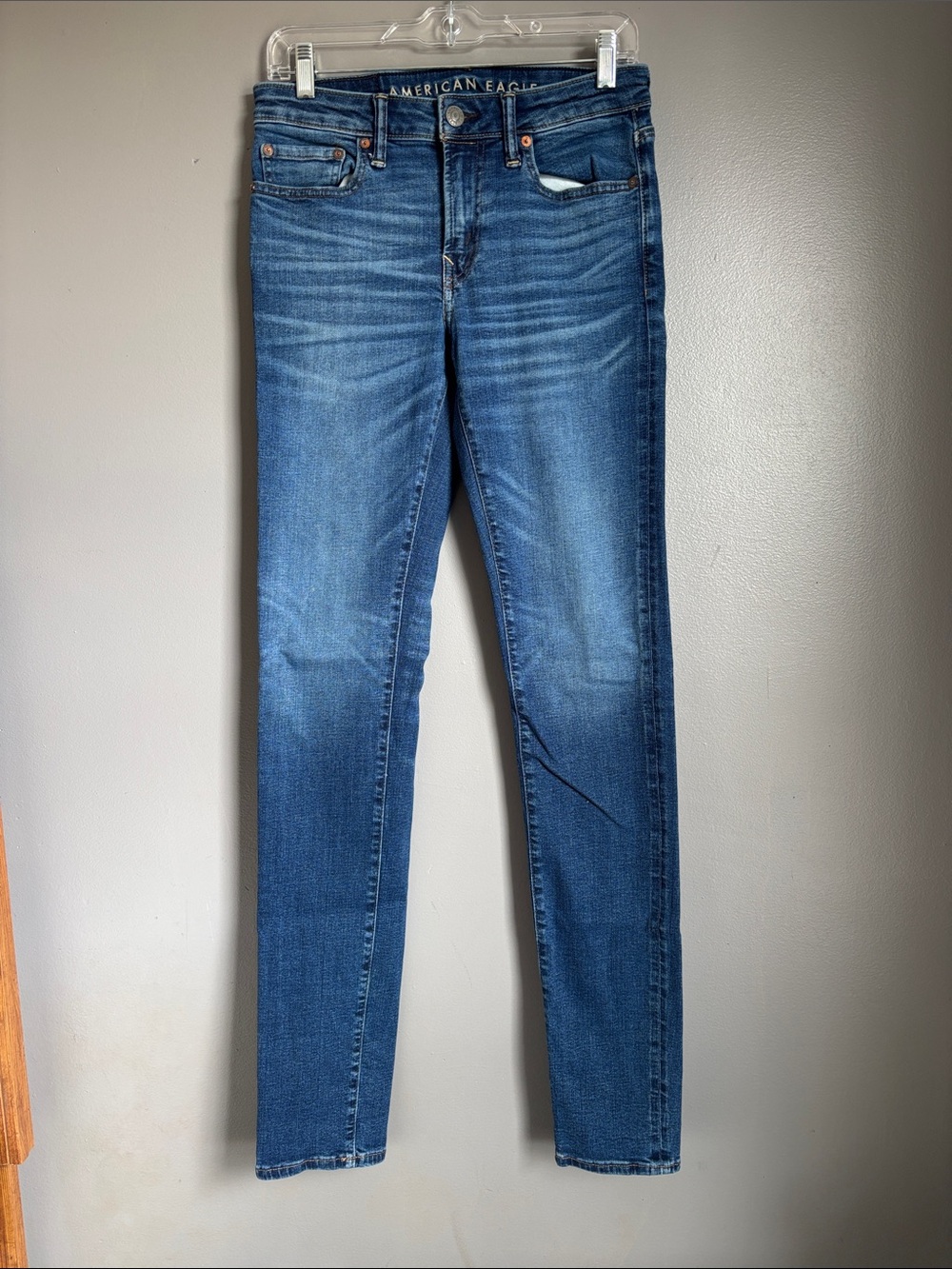VGUC American Eagle Outfitters men’s stacked skinny jeans * sz 29/32